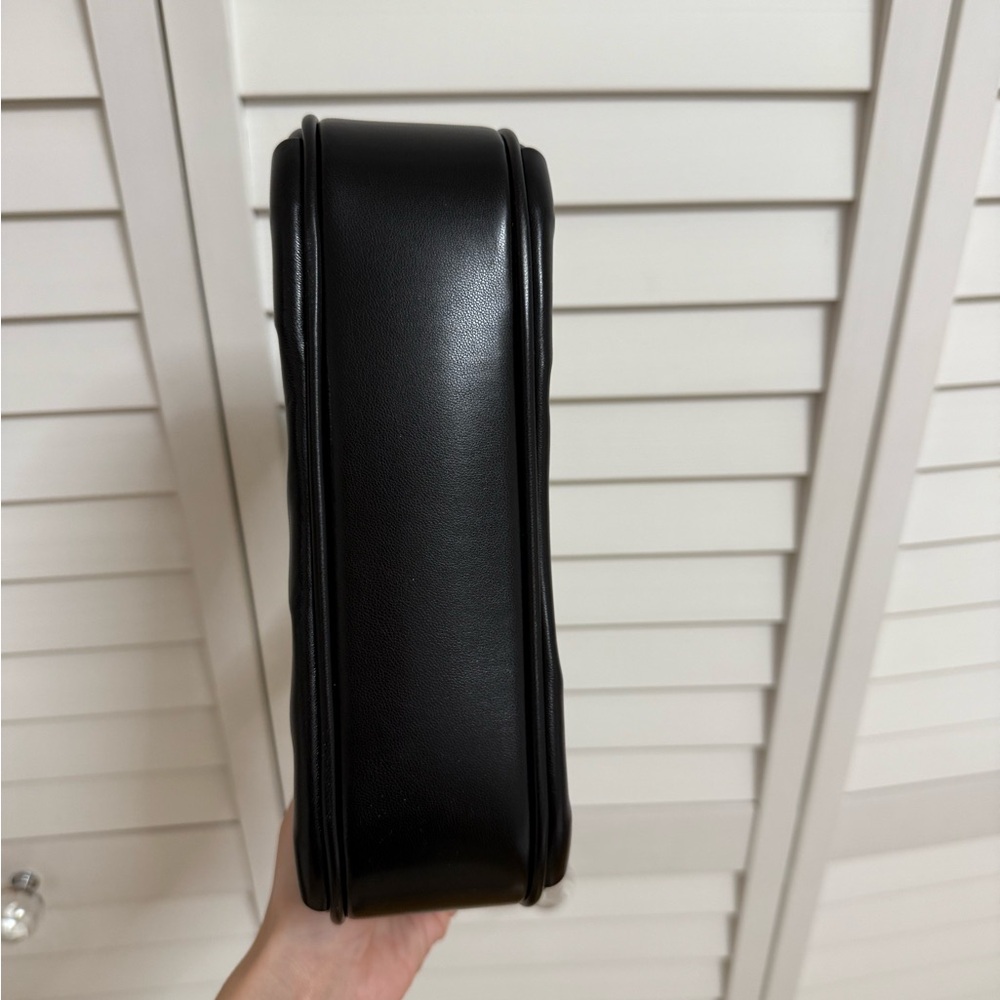 JW PEI Gabbi Black Ruched Shoulder Bag - Picture 3 of 4